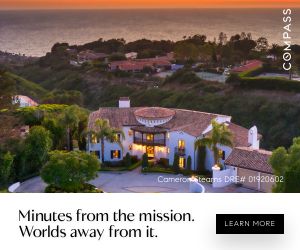 Minutes from the mission. Worlds away from it. Cameron Stearns, DRE #01920602